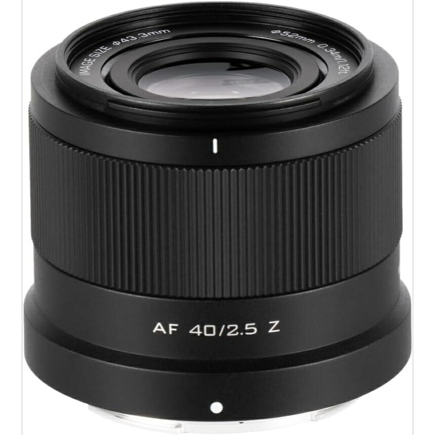 Viltrox 40mm F2.5 AF ニコンZマウントカメラ用 フルフレーム オートフォーカスレンズ