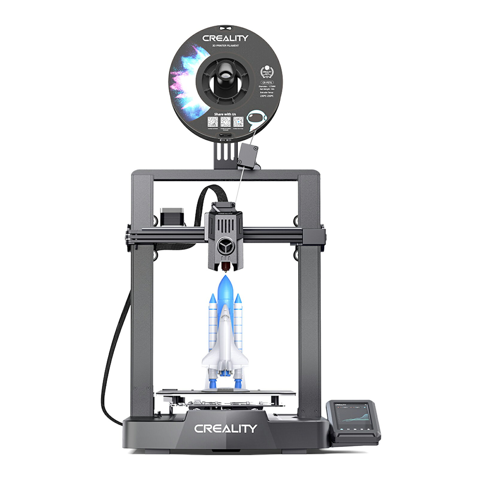 Creality Ender3 V3 KE 3Dプリンター 最大500mm/S 静音 自動レベリング 近端押出 フィラメント自動ロー..