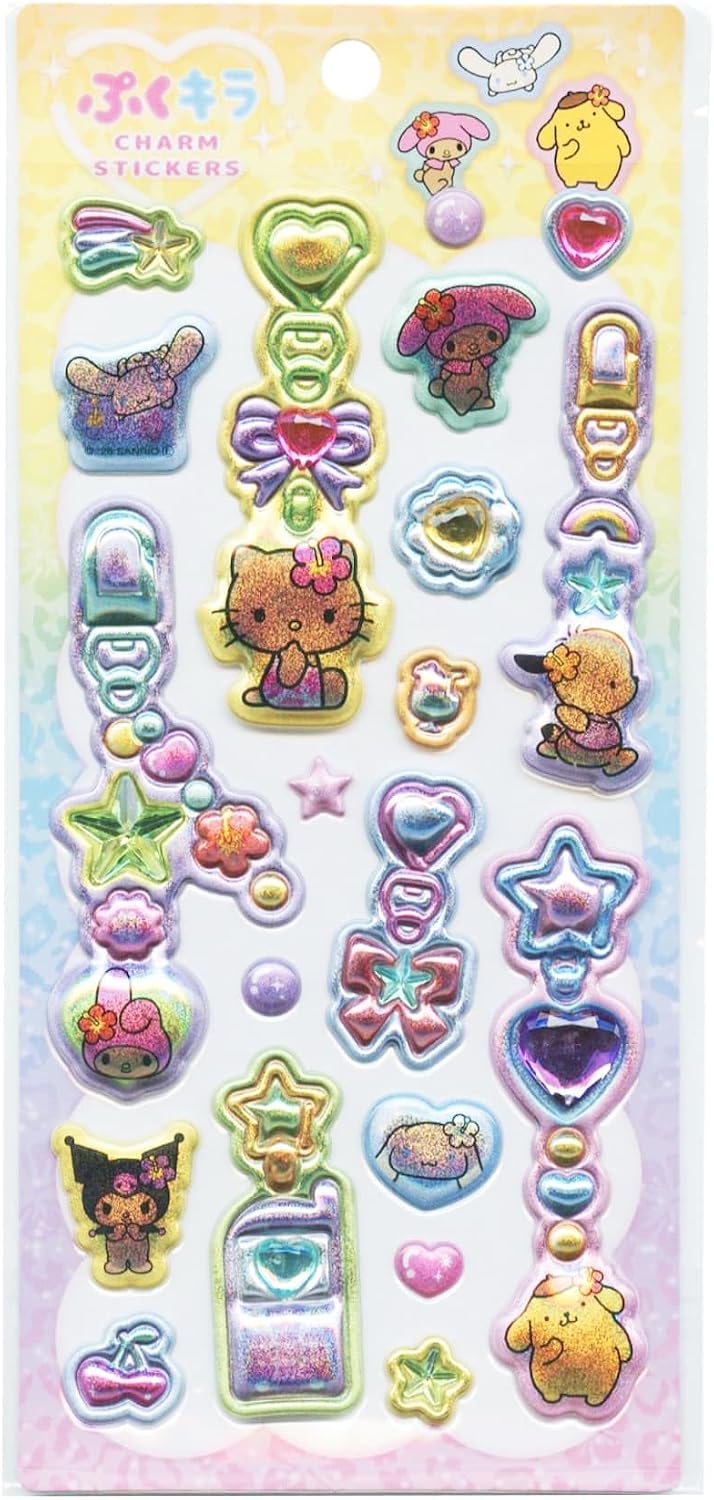 楽天市場】ぷくキラ チャーム ステッカーの通販