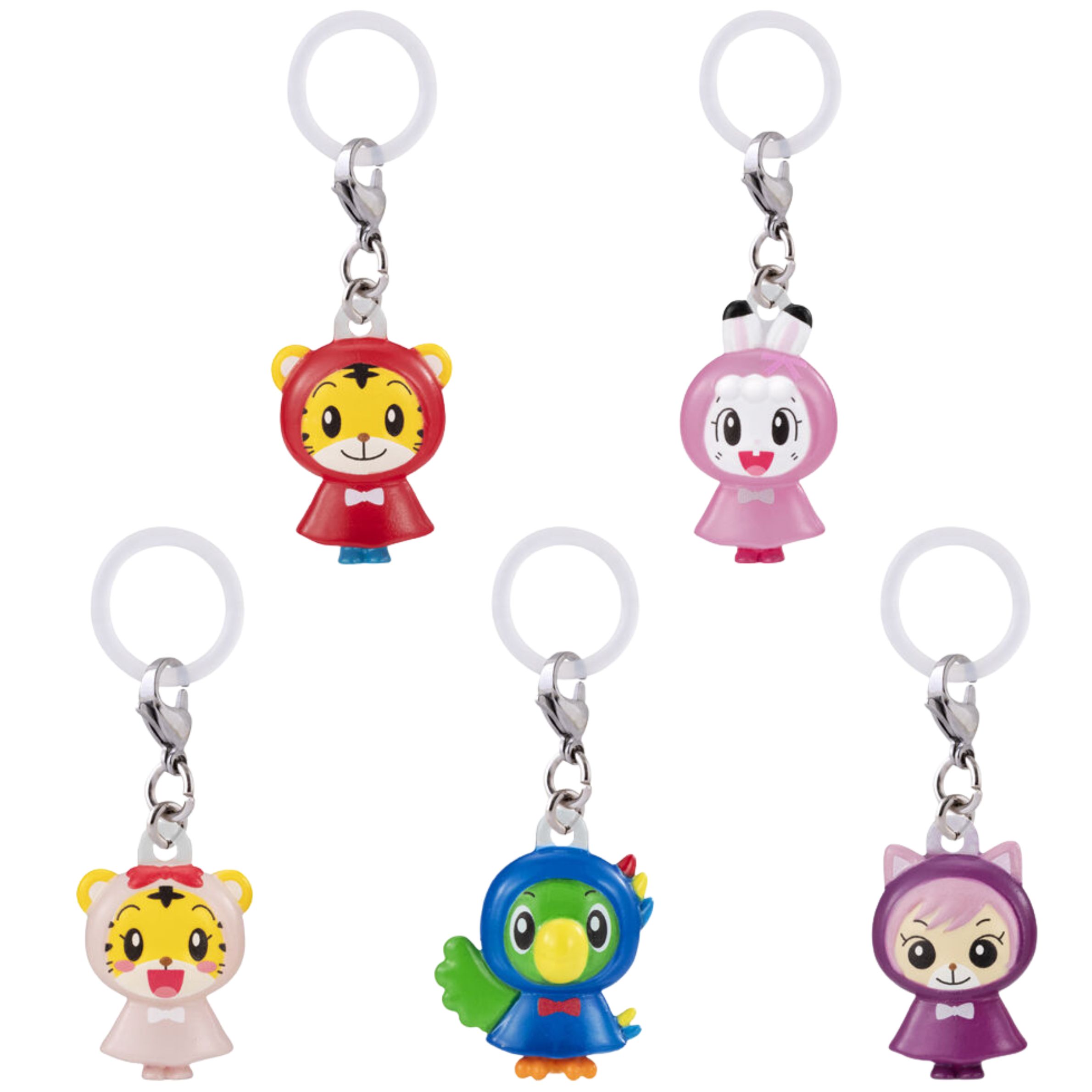 【全5種コンプリートセット】しまじろう めじるしアクセサリー バンダイ ガチャガチャ ガシャポン カプセルトイ