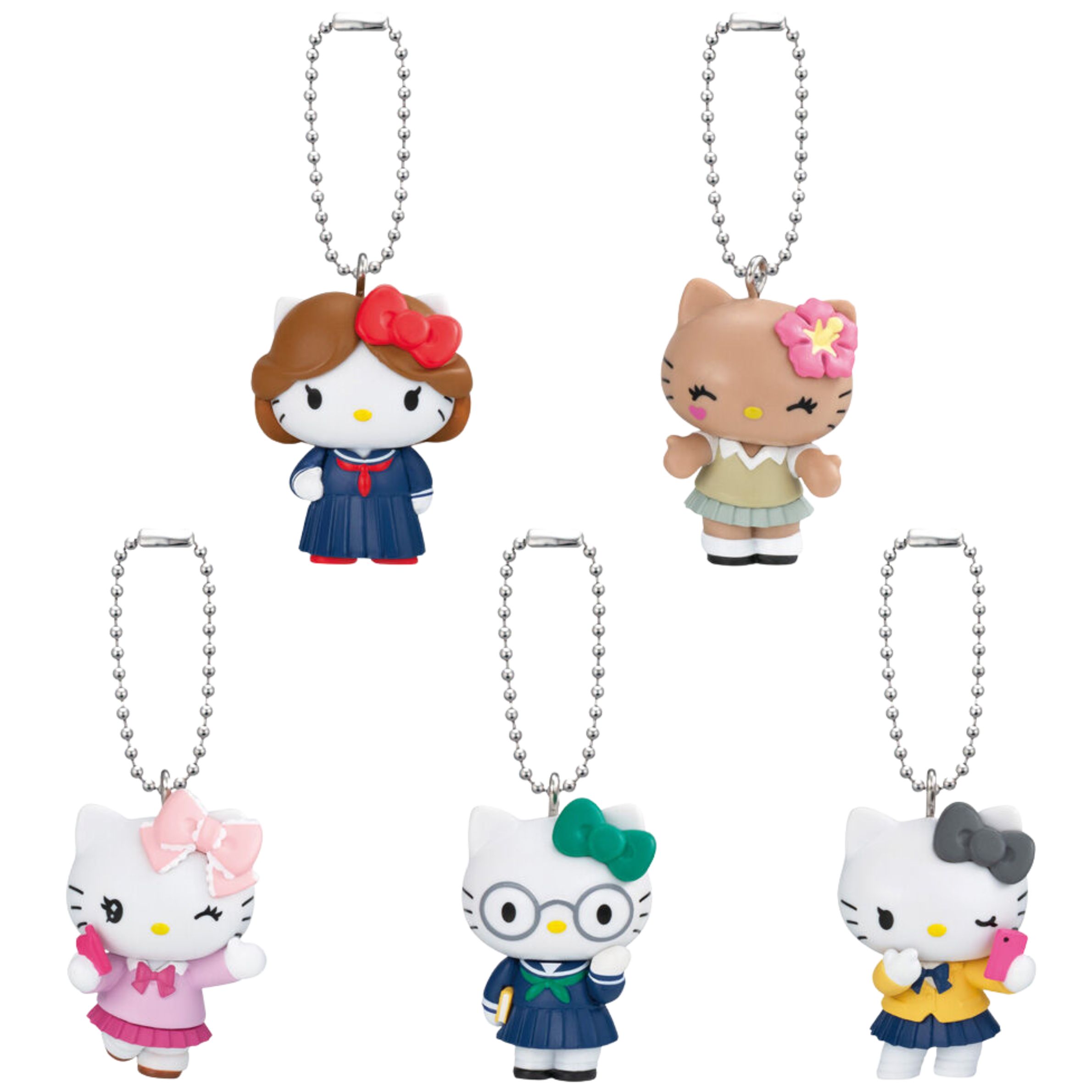 ※予約商品 2026年11月上旬頃発送予定【全5種コンプリートセット】HELLOKITTY スクールガールスイング バンダイ ガチャガチャ ガシャポン カプセルトイ ハローキティ サンリオ