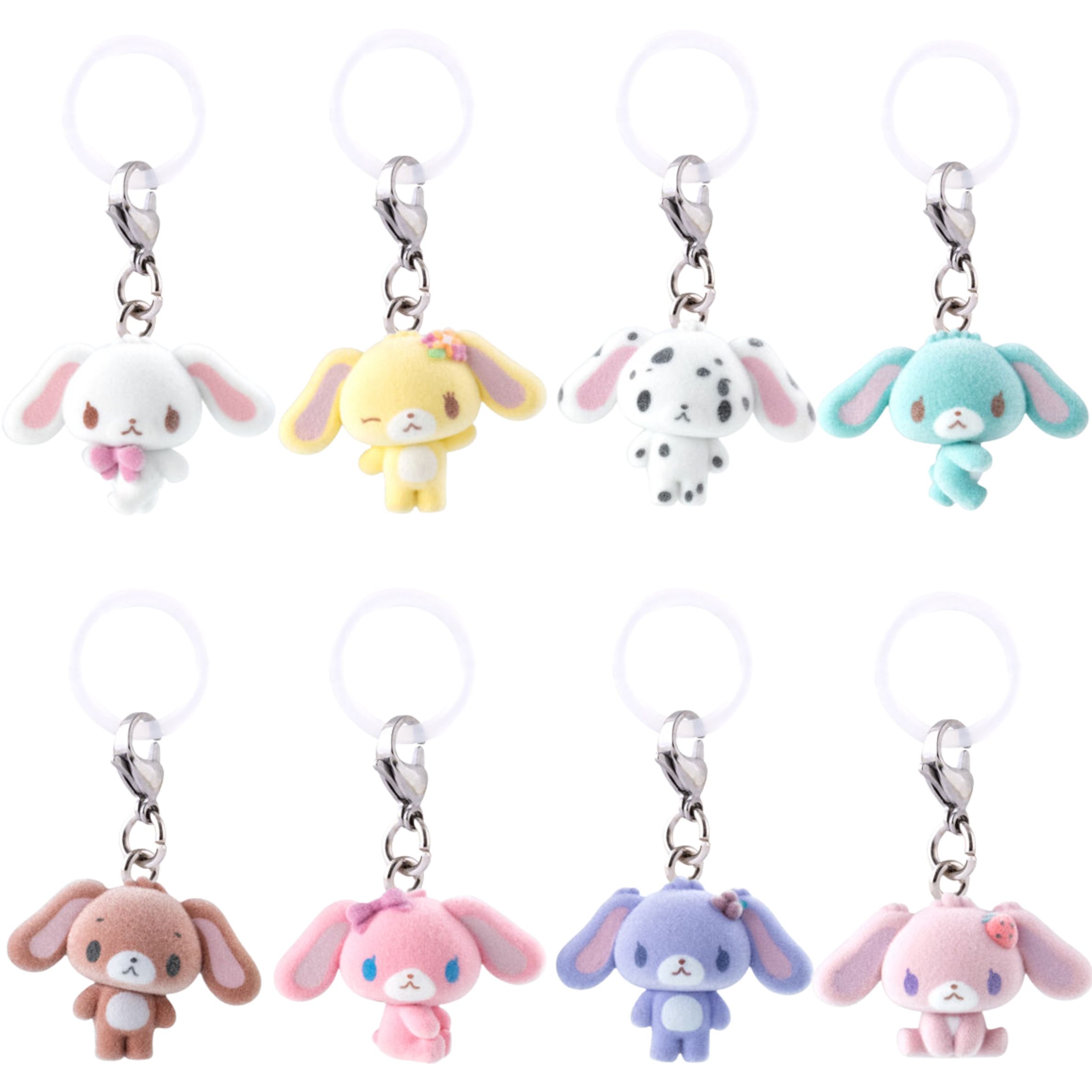 【全8種コンプリートセット】シュガーバニーズ ふわふわめじるしアクセサリー バンダイ ガチャガチャ ガシャポン カプセルトイ サンリオ