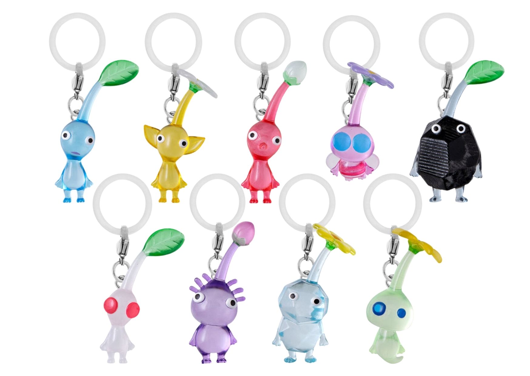 【全9種コンプリートセット】ピクミン めじるしアクセサリー2 バンダイ ガチャガチャ ガシャポン カプセルトイ
