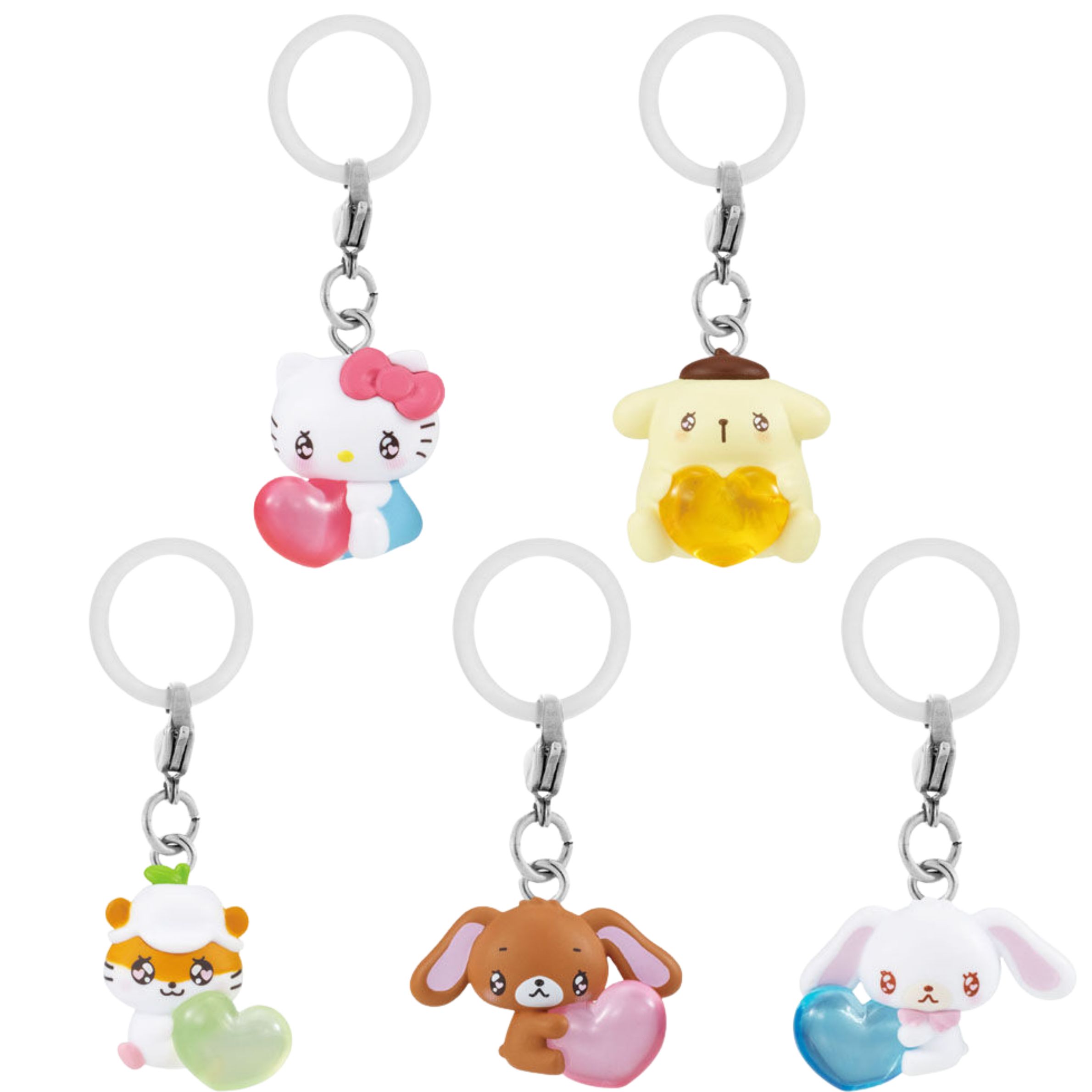 【全5種コンプリートセット】めじるしアクセサリー サンリオキャラクターズ～エモきゅん～2 バンダイ ガチャガチャ ガシャポン カプセルトイ