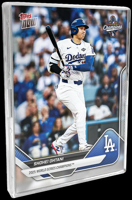 ※予約商品【 12月下旬～1月上旬頃入荷予定 】2025 World Series Champions - Los Angeles Dodgers - MLB Topps NOW 15-Card Team Set［1BOX］ドジャース MVP 大谷翔平 山本由伸 佐々木朗希