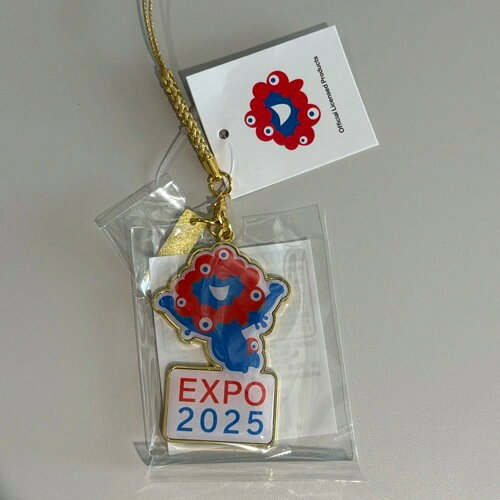 EXPO2025 ミャクミャクプレート根付飛び 関西・大阪万博 ミャクミャク キーホルダー お土産 プレゼント 記念