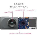 ドライブレコーダー DashCam 車載カメラ WiFi内蔵 アプリ対応 Gセンサー搭載165°広角 1080PフルHD 2.7インチ スタンド付き