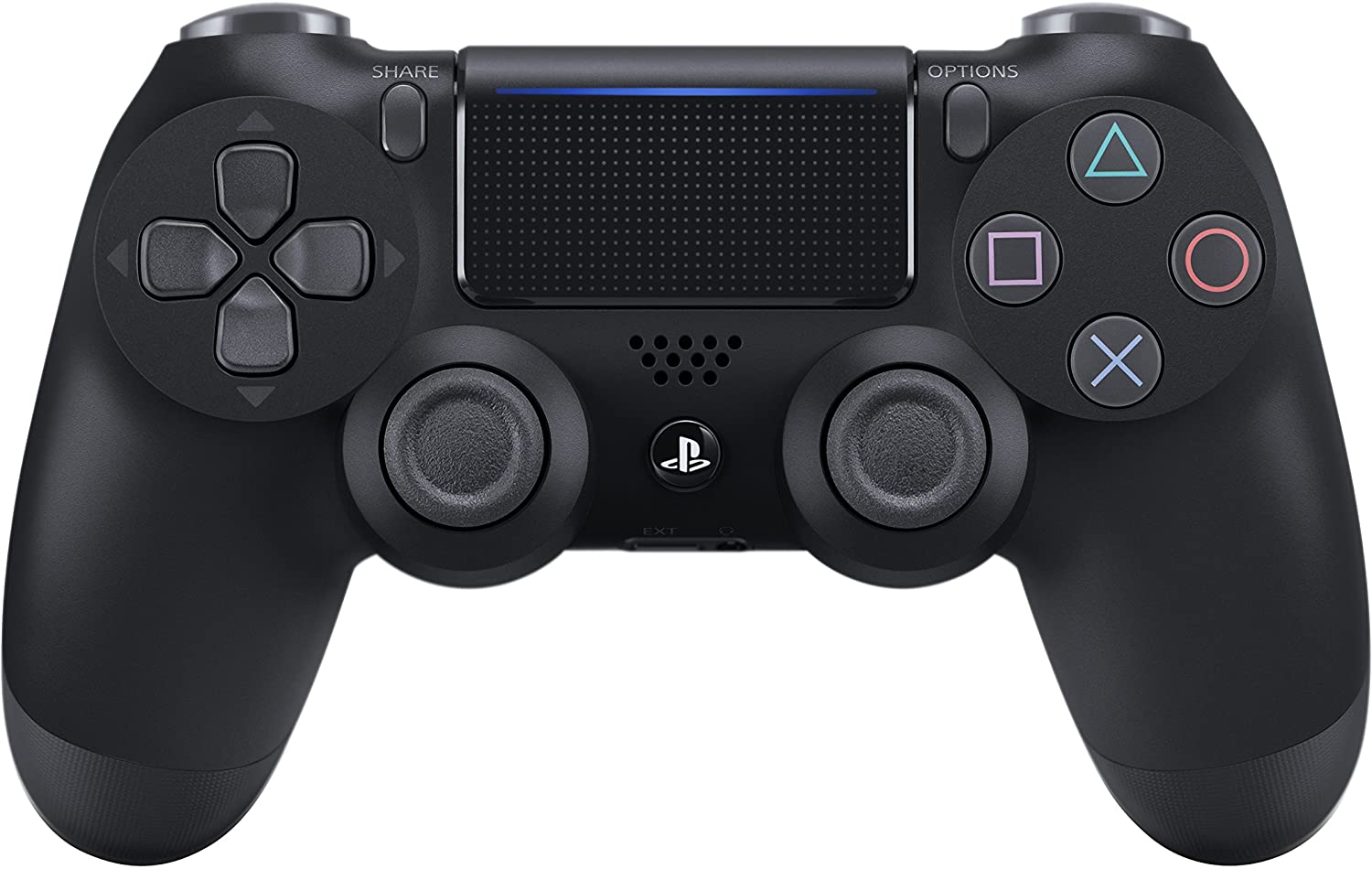 純正品ワイヤレスコントローラー(DUALSHOCK 4) ジェット ブラック(CUH-ZCT2J)