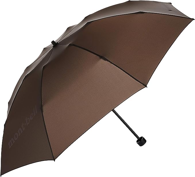 モンベル　U.L.トレッキングアンブレラ　1128551　傘 　折りたたみ傘 エアライトナイロン トレッキングアンブレラ 10デニール 折り畳み傘 8本骨 アウトドア 雨傘 雨具 ブラウンのサムネイル
