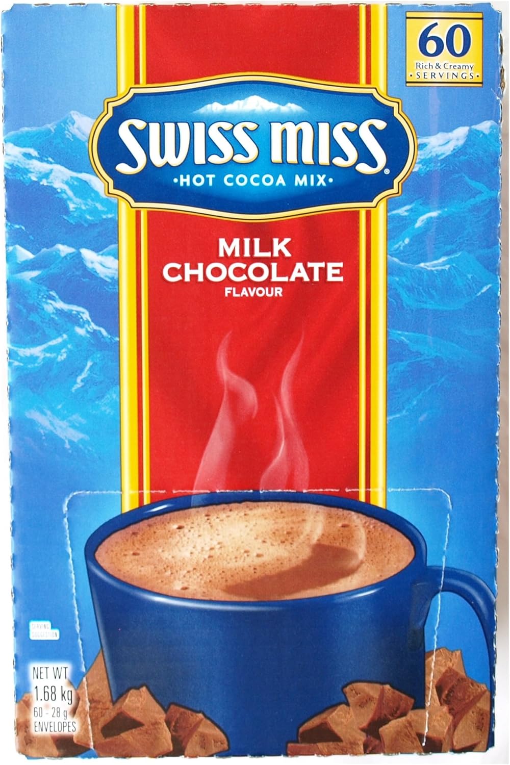 SwissMiss スイスミス ミルクチョコレートココア 28g×60袋×2箱 ConAgraFoods Hot Cocoa Mix インスタントココア