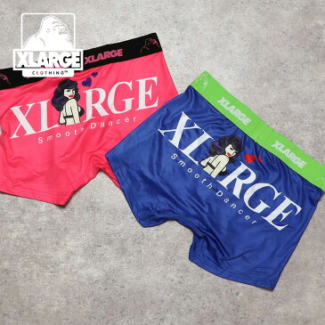 【X-LARGE】UNDERWEAR BACK PRINTED GIRL/全2色/メンズ/パンツ/アンダーウエア/ボクサーパンツ/ロゴ/ブルー/ピンク/ギフト/プレゼント/14879500/エクストララージ/ユグランス/JUGLANS