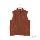 《SALE価格30%OFF》【WILD THINGS】FLUFFY BOA VEST WT21237KY/全3色 メンズ アウター ベスト 無地 ベージュ ブラック ブラウン ギフト プレゼント 55448400 ワイルドシングス 3