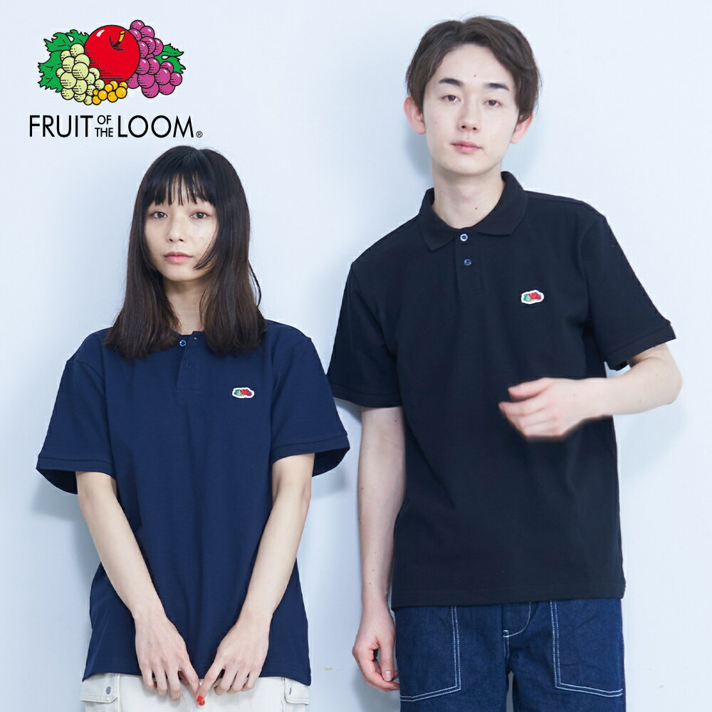 《SALE価格20 OFF》【FRUIT OF THE LOOM】FTL ポロシャツ/全3色 トップス ポロシャツ メンズ 夏 カジュアル おしゃれ アウトドア カジュアル ホワイト ネイビー ブラック 白 紺 黒