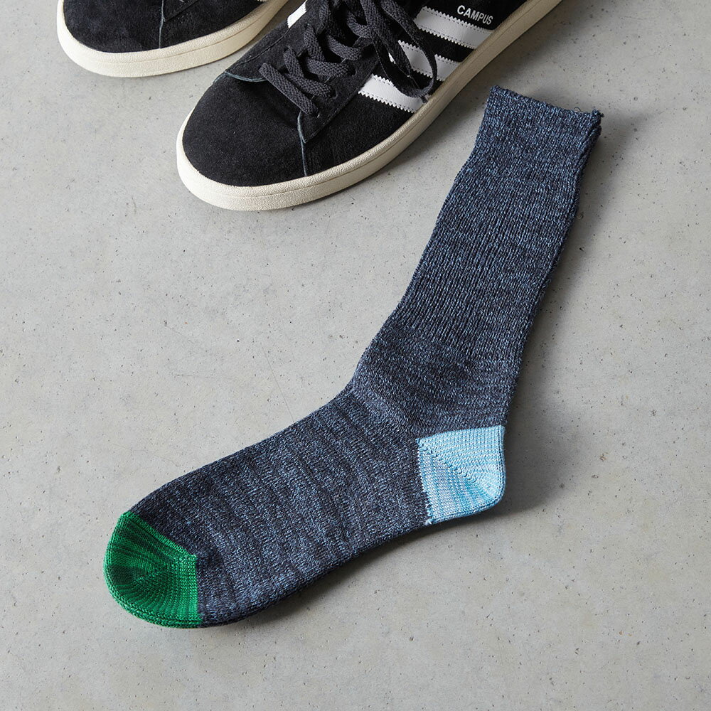 ★SALE価格20％OFF★【ANONYMOUSISM】MOC 2 Point Crew/全4色 ソックス 靴下 ビジネス メンズ