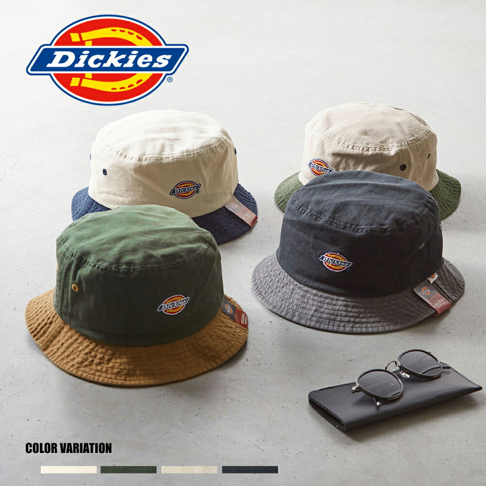 乐天商城 - 〈SALE価格20％OFF〉【Dickies】DK EX ICON TWO TONE BUCKET HAT/全4色 ハット バケットハット 帽子 ロゴ メンズ レディース ユニセックス