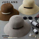 ★SALE価格50%OFF★【JUGLANS】ウォッシャブルベルト付きハット/全3色 ハット 帽子 春 夏 UV 紫外線対策 レディース