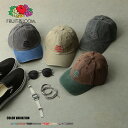 【FRUIT OF THE LOOM】FTL Pigment LOW CAP/全4色 キャップ 帽子 ロゴ メンズ レディース ユニセックス フルーツオブザルー...