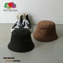 《SALE価格20%OFF》【FRUIT OF THE LOOM】FTL Lady’s BUCKET HAT/全2色 ハット 帽子 シンプル ロゴ カジュアル おしゃれ かわいい メンズ レディース ユニセックス