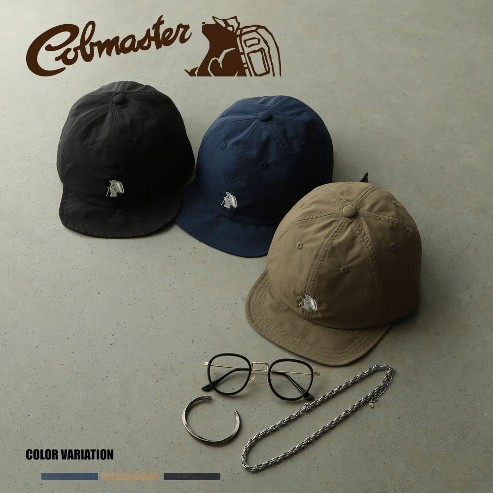 【COBMASTER】COB CYCLING CAP_BEAR EMB/全3色 キャップ 帽子 シンプル ロゴ カジュアル おしゃれ かわいい メンズ レディース ユニセックス