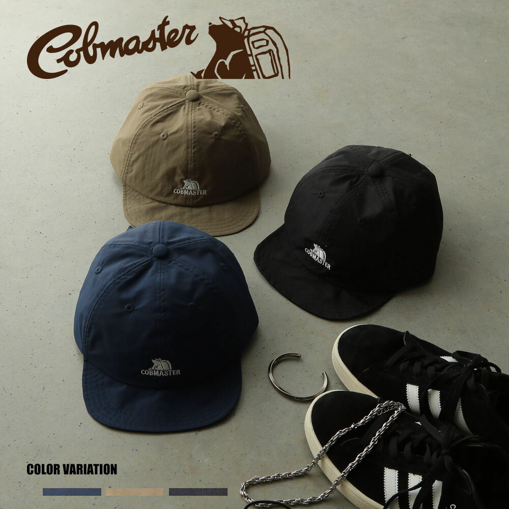 【COBMASTER】COB CYCLING CAP_P_LOGO EMB/全3色 キャップ 帽子 シンプル ロゴ カジュアル おしゃれ かわいい メンズ レディース ユニセックス