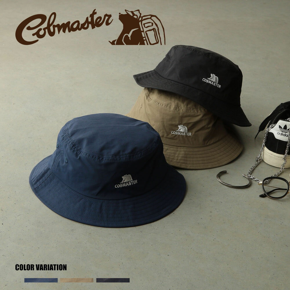 【COBMASTER】COB BUCKETHAT P_LOGO EMB/全3色 ハット 帽子 シンプル ロゴ カジュアル おしゃれ かわいい メンズ レディース ユニセックス