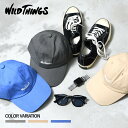 ★SALE価格10%OFF★【WILD THINGS】LOGO CAP/全3色 キャップ 帽子 ロゴ アウトドア メンズ レディース ユニセックス
