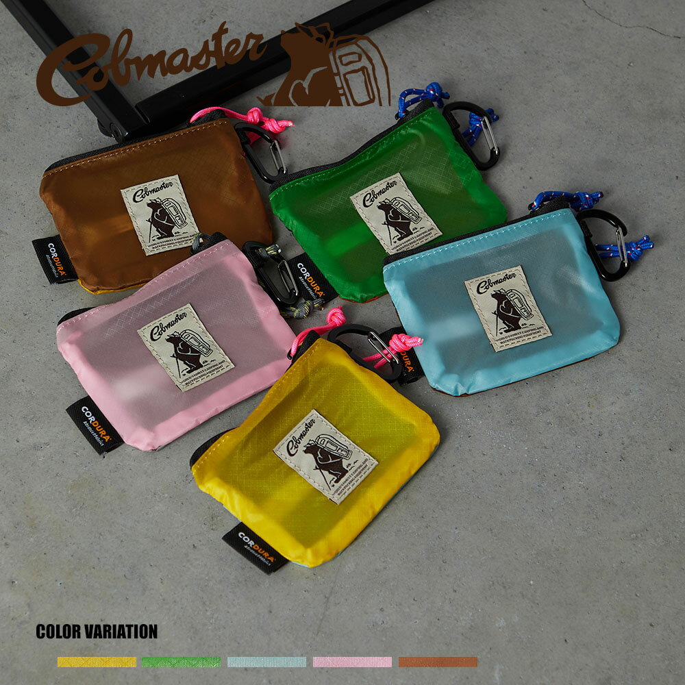 【COBMASTER】COB CORDURARIP FLAT POUCH/全5色 ポーチ コインケース 小物入れ シンプル カジュアル ロゴ アウトドア キャンプ メンズ レディース ユニセックス