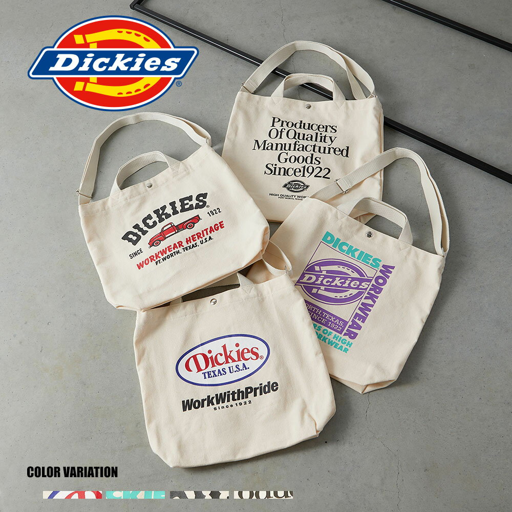 ディッキーズ トートバッグ メンズ 【Dickies】DK SSGPX CANVAS 2WAY SHOULDER/全4色 バッグ トートバッグ ショルダーバッグ シンプル ロゴ カジュアル メンズ レディース ユニセックス