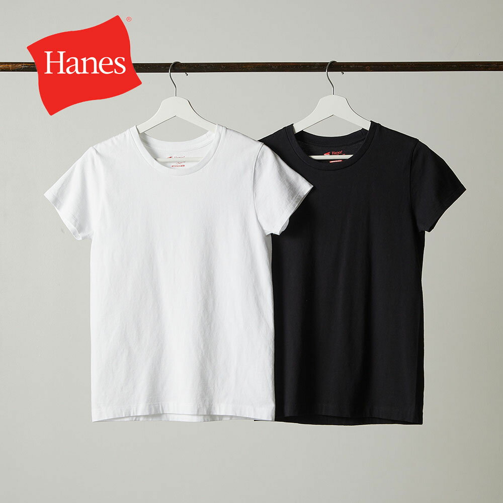 《SALE価格10%OFF》＼2枚セット／レディース【Hanes】HW5320 2PクルーネックTシャツ /全1色 トップス Tシャツ 春 夏