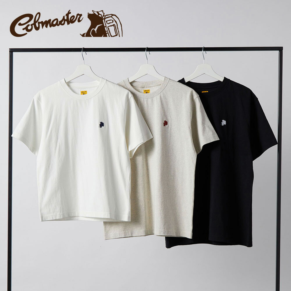 ★SALE価格20％OFF★【COBMASTER】1P BEAR EMB TEE/全3色 トップス Tシャツ 春 夏 アウトドア レジャー メンズ