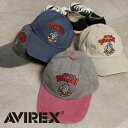★SALE価格20%OFF★【AVIREX】AX EX TOM CAT PIGMENT LAW CAP/全4色 キャップ 帽子 カジュアル ロゴ プレゼント ギ...