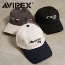 ★SALE価格20%OFF★【AVIREX】AX EX F-86A-1LOGO LAW CAP/全3色 キャップ 帽子 カジュアル ロゴ プレゼント ギフト メ...