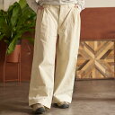 ★SALE価格20%OFF★【COB MASTER】ヘリンボーン 2タックチノパンツ/全3色 ボトムス パンツ アウトドア キャンプ レジャー コットン メンズ