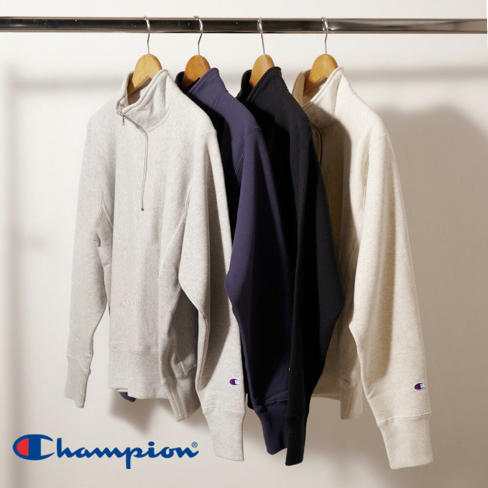 乐天商城 - 〈SALE価格20％OFF〉【Champion】C3-Y017 RWHALFZIPSWEATSHIRT/全4色