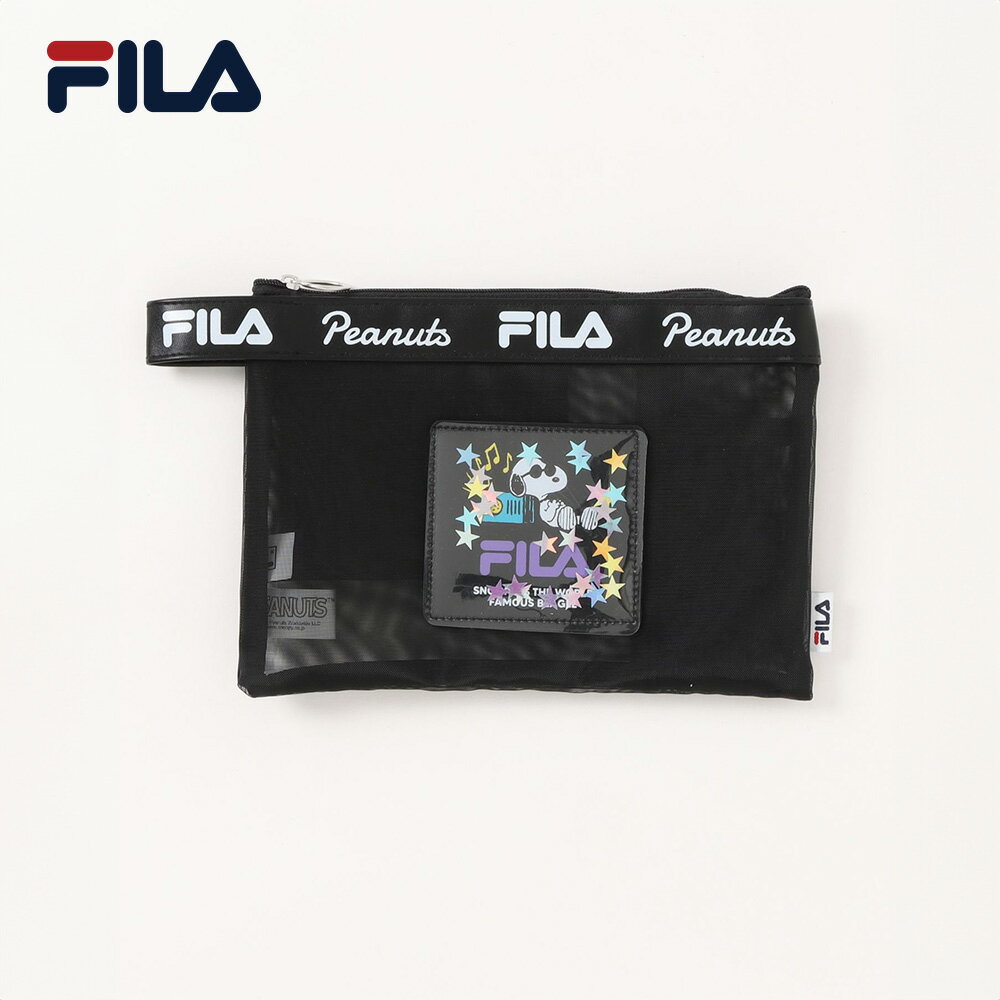 乐天商城 - 〈SALE価格20％OFF〉【FILA】FILA×PEANUTS メッシュポーチ/全2色