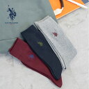 ★SALE価格20%OFF★【U.S POLO ASSN.】C.3P_USPA リブ無地刺繍/全1色