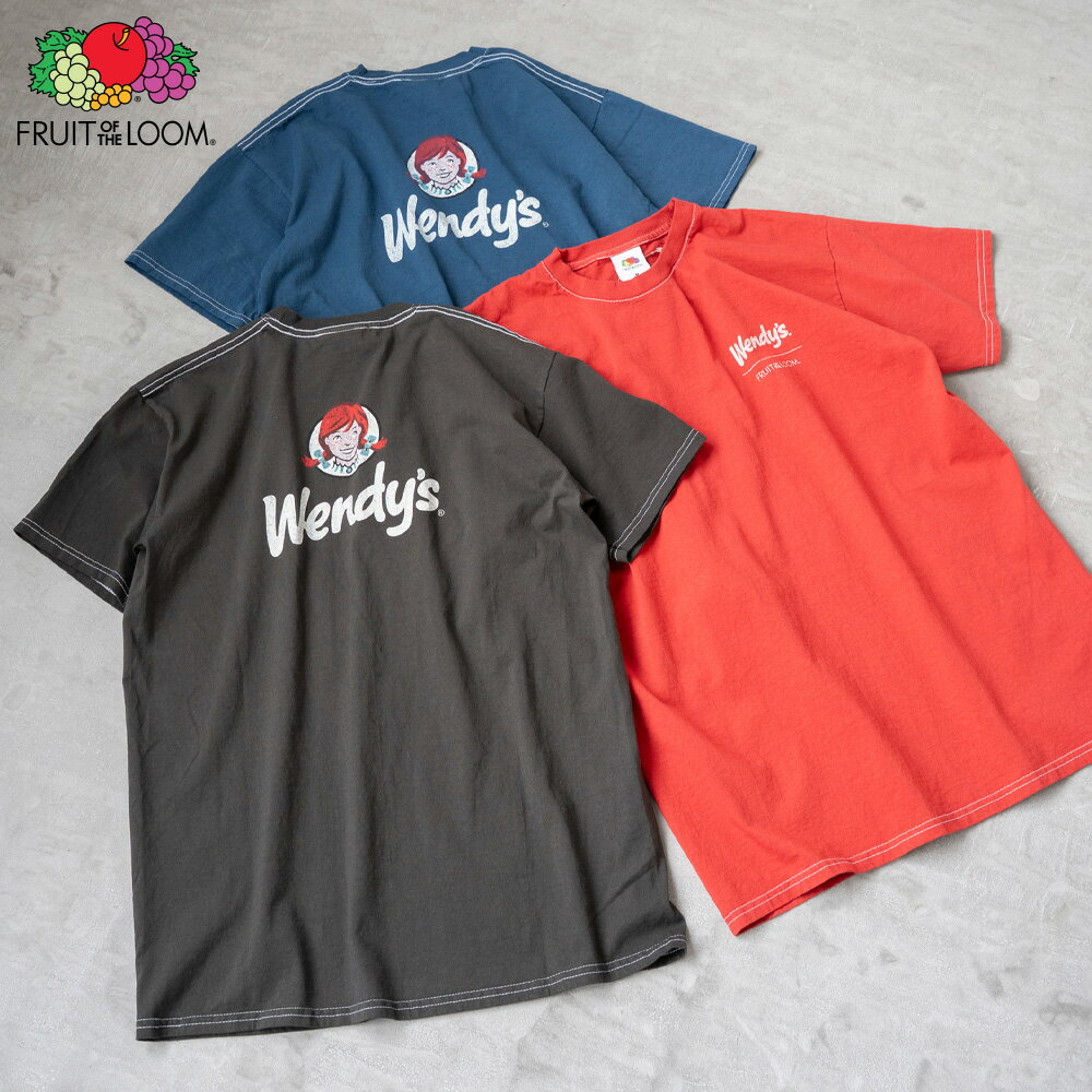 【FRUIT OF THE LOOM】FTLxWENDY'SガーメントダイT/全3色
