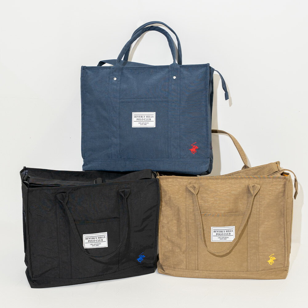 乐天商城 - 〈SALE価格30％OFF〉【BEVERLY HILLS POLO CLUB】2WAYナイロントートバッグ/全3色