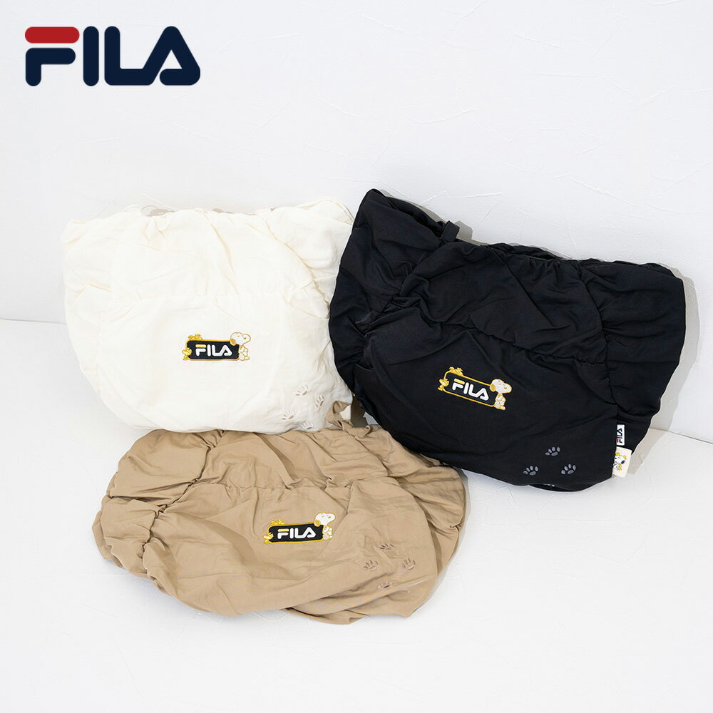 乐天商城 - 〈SALE価格30％OFF〉【FILA】FILAxPEANUTS クシュクシュトートバッグ/全3色