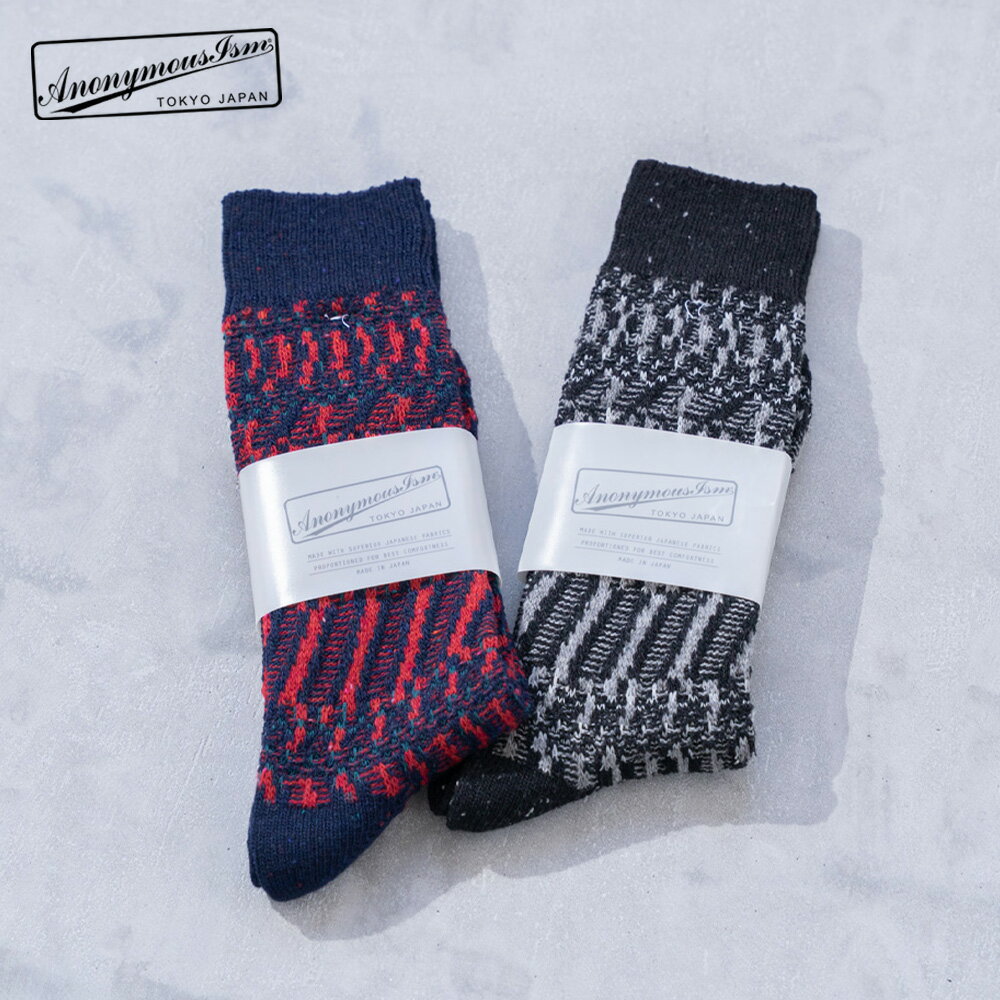 ★SALE価格20％OFF★【Anonymousism】TweedJQクルー/全2色