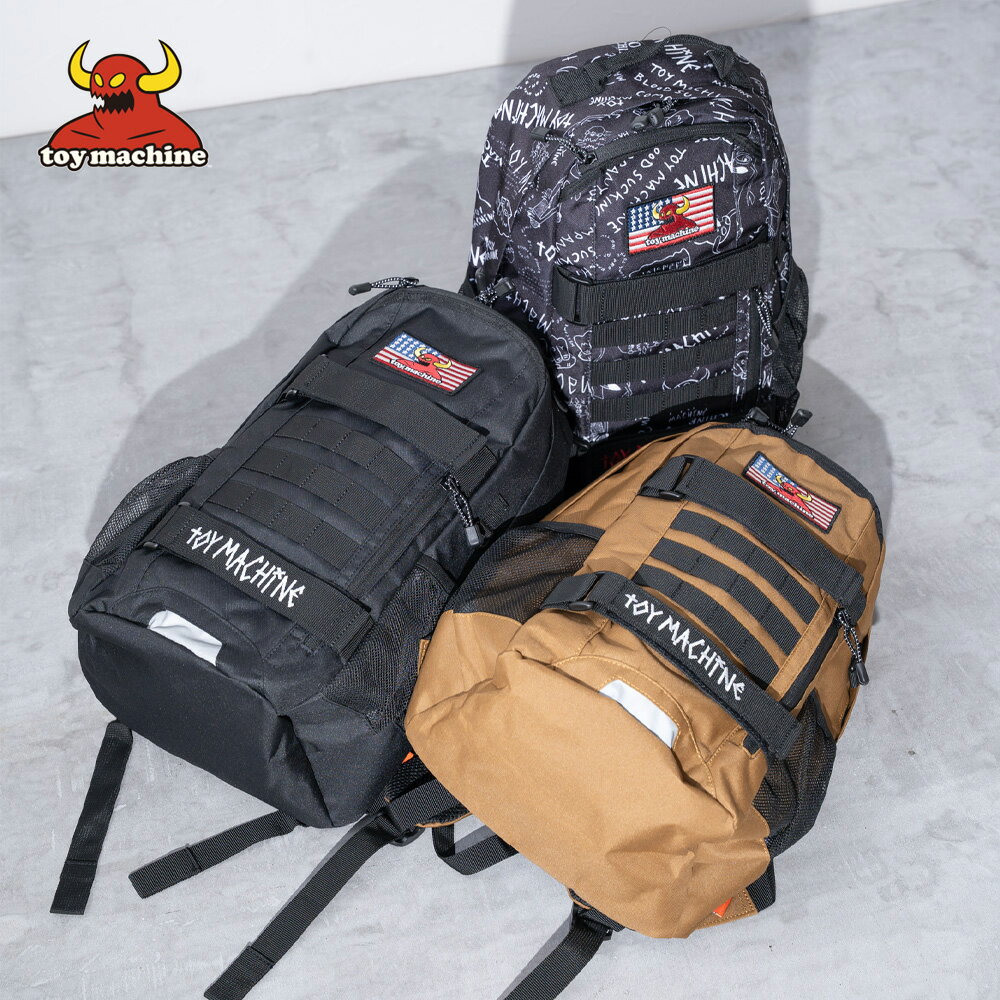 【TOYMACHINE】SK8ER BACKPACK Jr/全3色