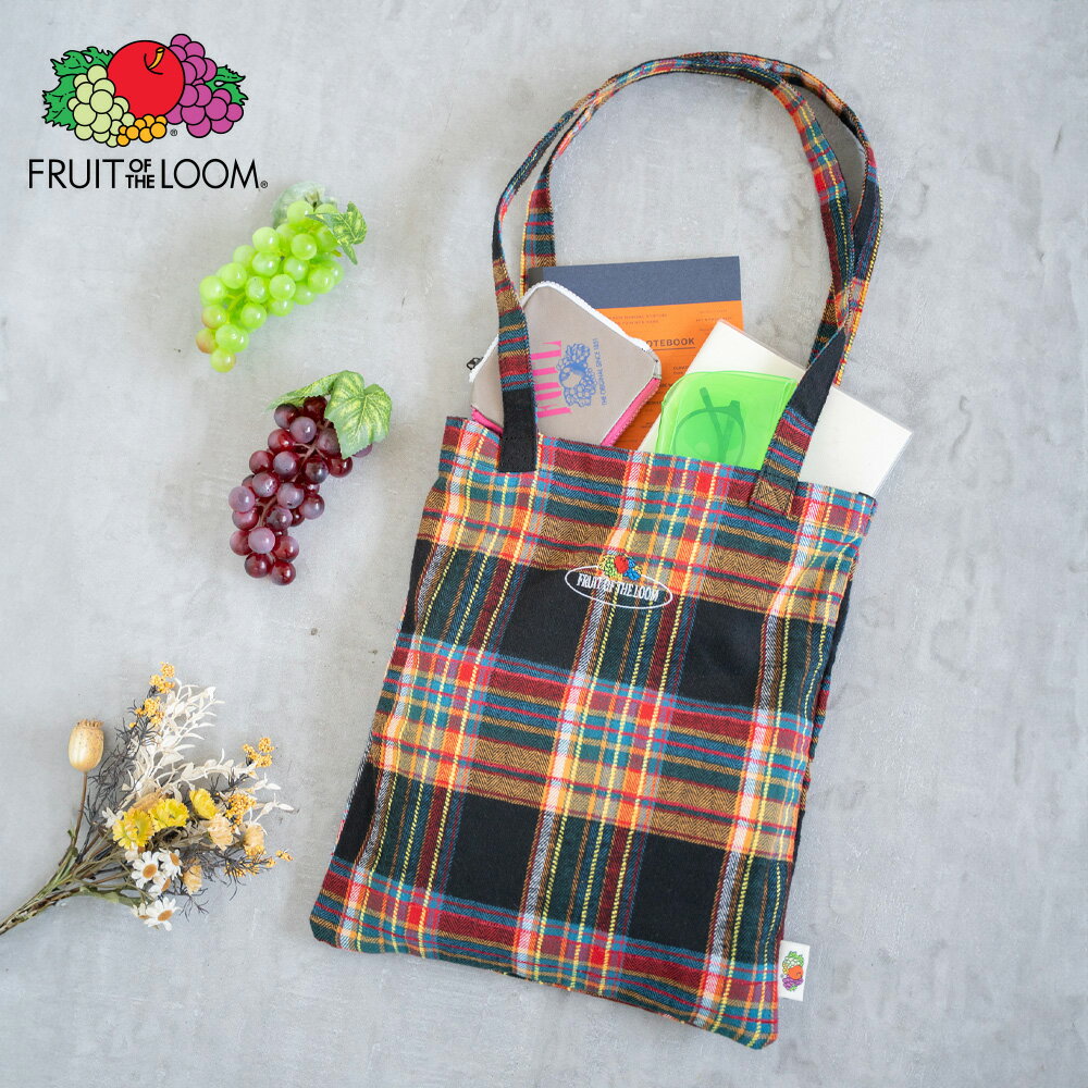 乐天商城 - 〈SALE価格20％OFF〉【FRUIT OF THE LOOM】【FRUIT OF THE LOOM】FTL TARTAN CHECK TOTE BAG/全3色