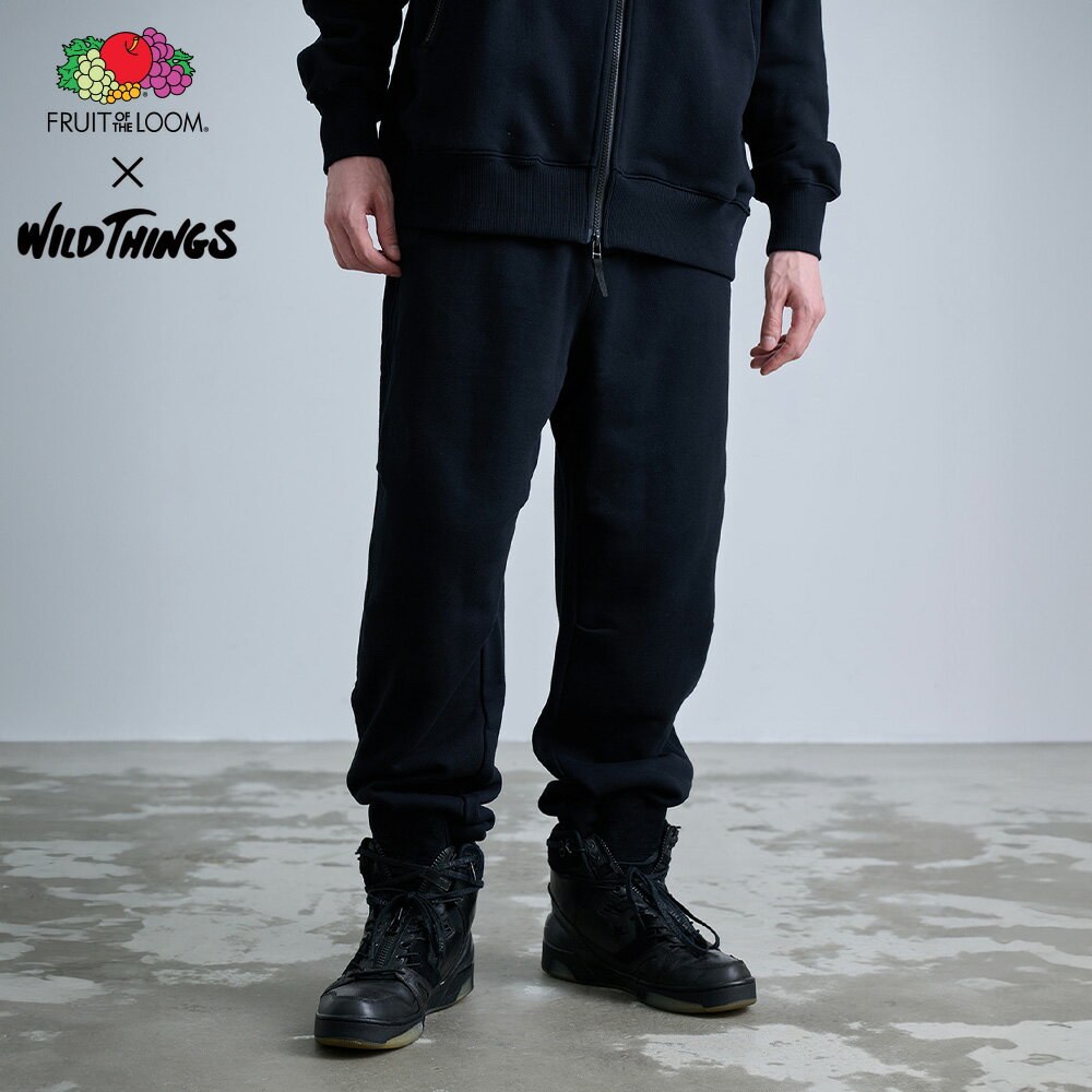 【FRUIT OF THE LOOM】FTL×WILDTHINGS MONSTER SWEAT PANTS/全2色