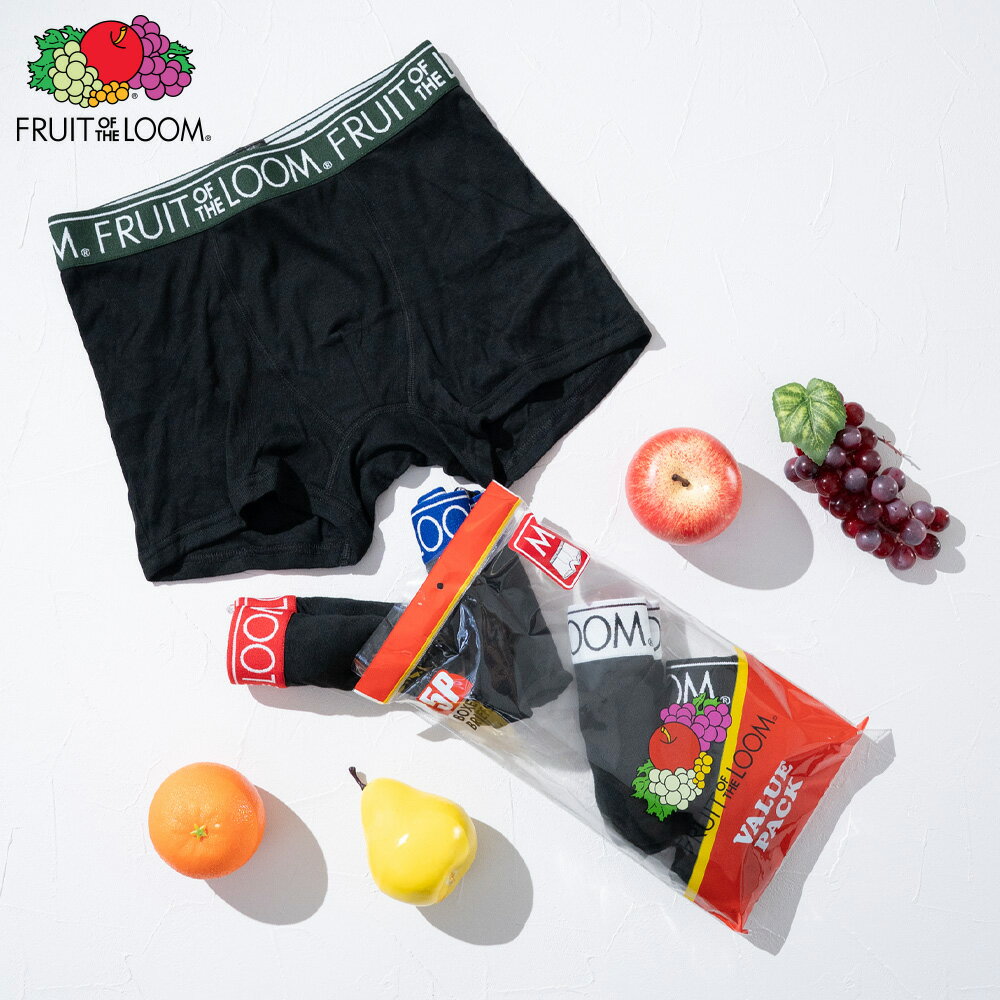 【FRUIT OF THE LOOM】【FRUIT OF THE LOOM】TCフライス ボクサーパンツ 5Pセット/全4色
