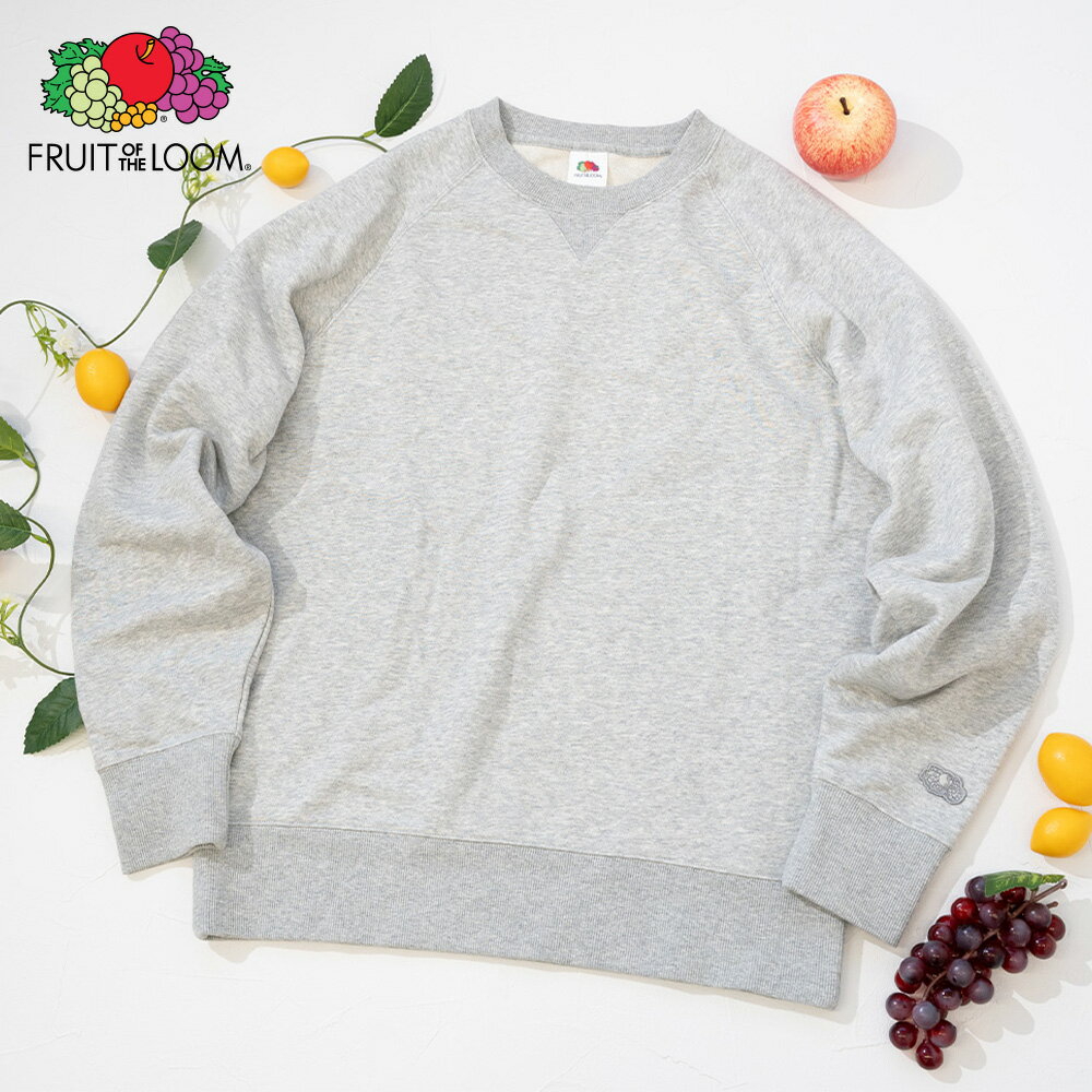 【FRUIT OF THE LOOM】BASIC SWEAT SHIRT/全4色