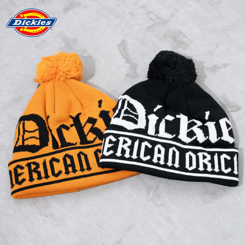 【Dickies】DK EX BLOCK FONT JACQUARD KNIT WATCH/全2色