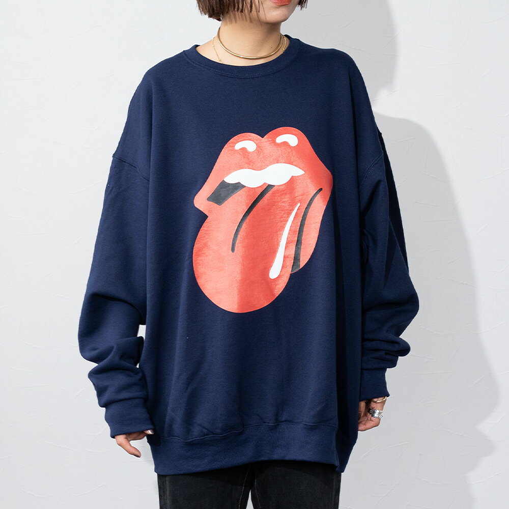 【The Rolling Stones】ローリングストーンズ プリント スウェット/全1色