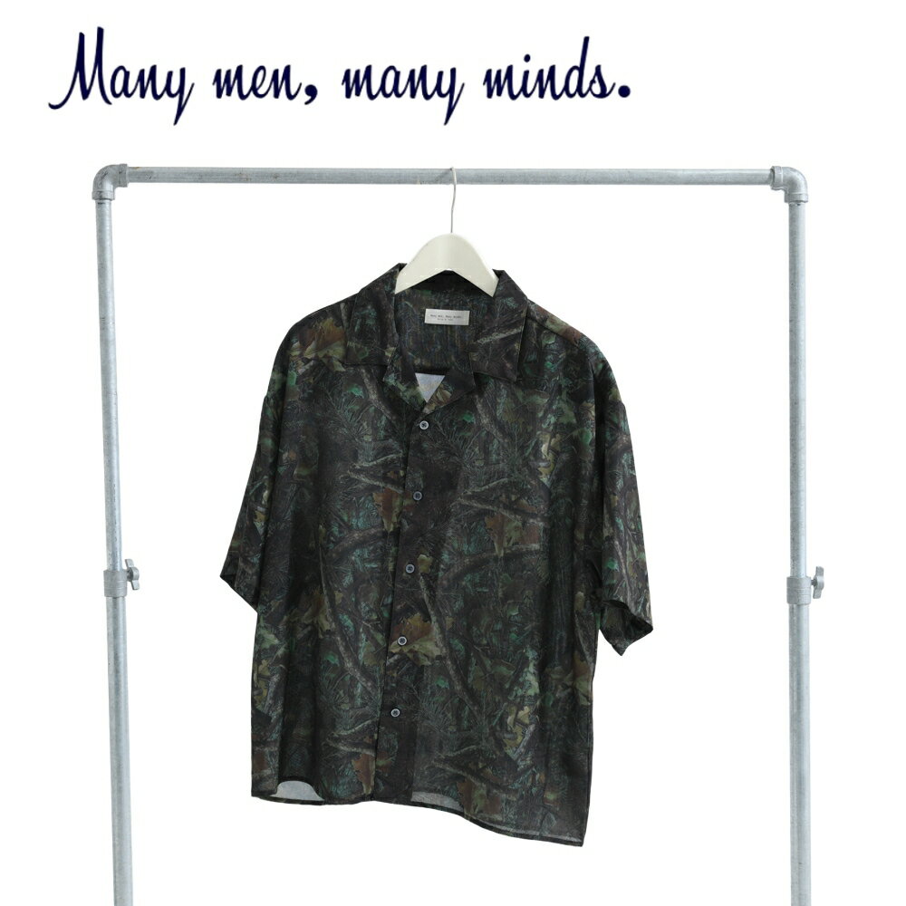 【many men, many minds.】カモフラパターンSH S/S