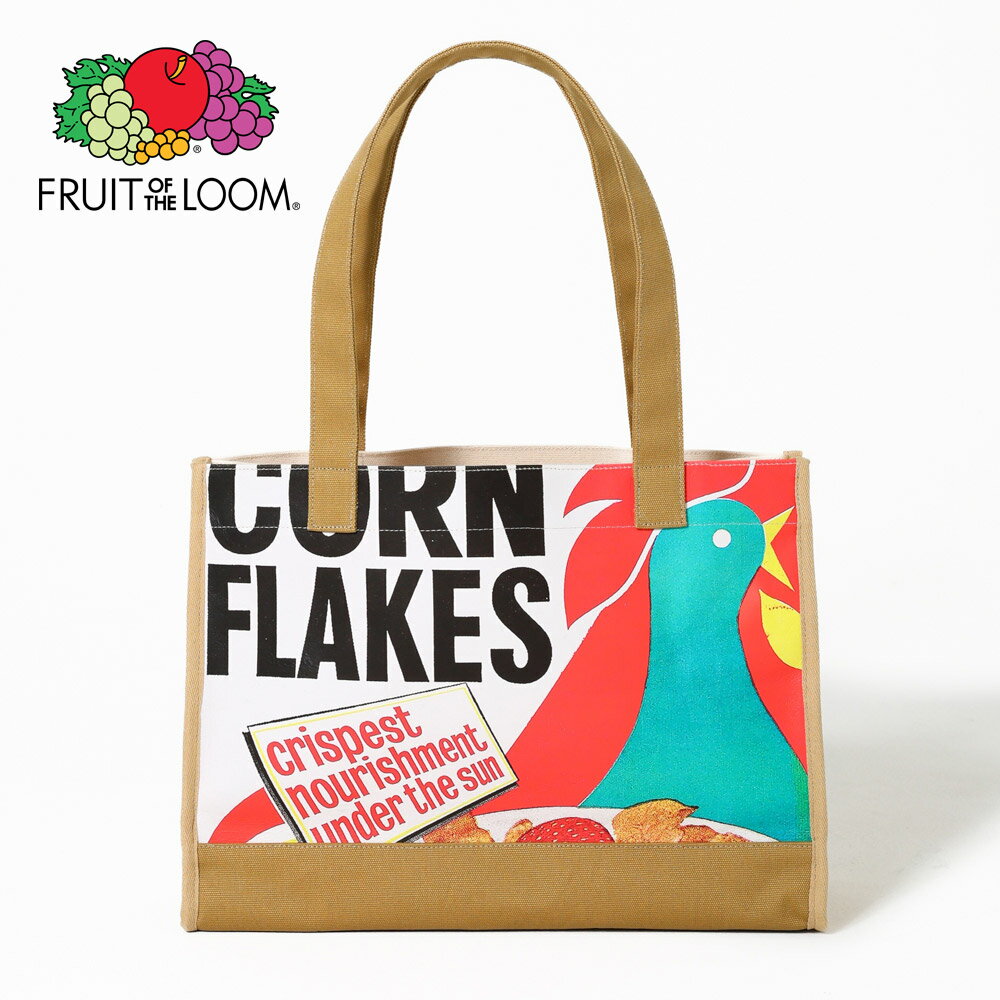 乐天商城 - 〈SALE価格10％OFF〉【FRUIT OF THE LOOM】VINTAGE Kellogg’ s Package print canvas bag/全4色