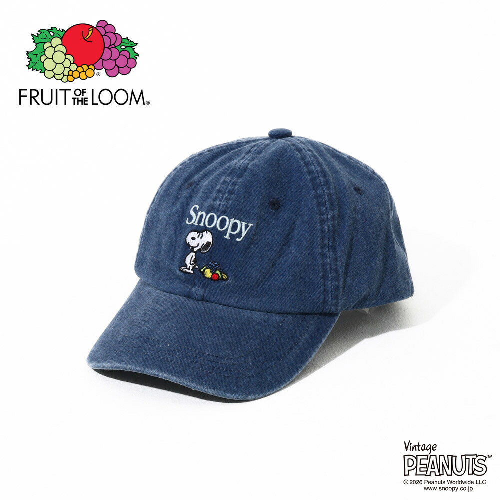 乐天商城 - 〈SALE価格10％OFF〉【FRUIT OF THE LOOM】FTL x PEANUTS ツイルキャップ1 /全2色